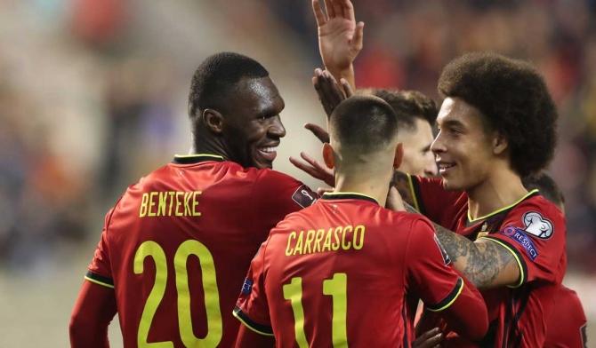 比利时和摩洛哥足球谁厉害的相关图片
